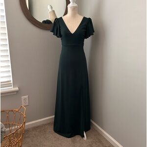 Emerald Green Birdy Grey Bridesmaid Dress